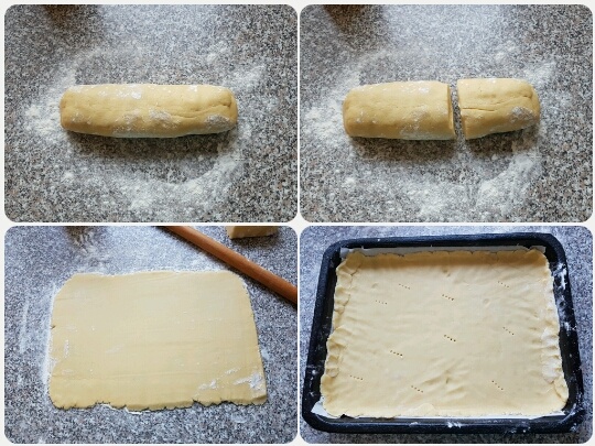 Jednoduchý jablkovo-pudingový koláč (fotorecept) - obrázok 4