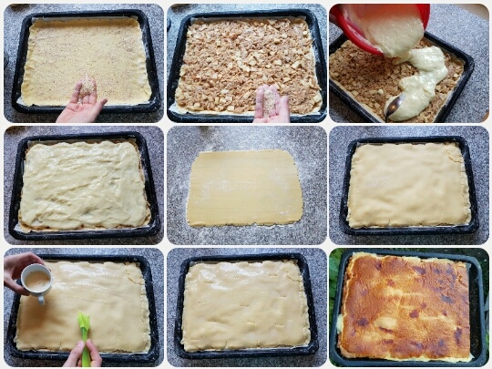 Jednoduchý jablkovo-pudingový koláč (fotorecept) - obrázok 5