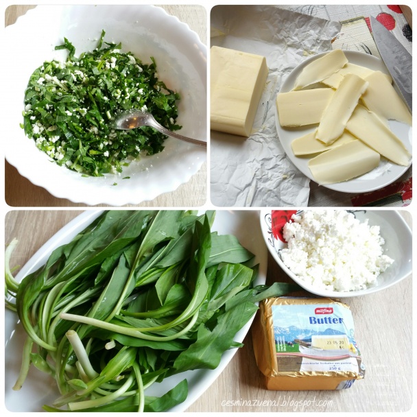 Gözleme plnené medvedím cesnakom a tvarohom (fotorecept) - obrázok 2