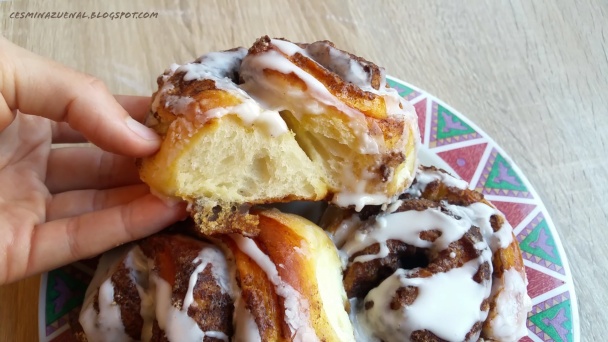 Škoricové osie hniezda s citrónovo-cukrovou polevou (videorecept) - obrázok 8