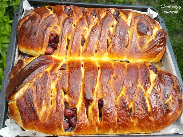 Kysnutý čerešňový koláč (fotorecept) - obrázok 5