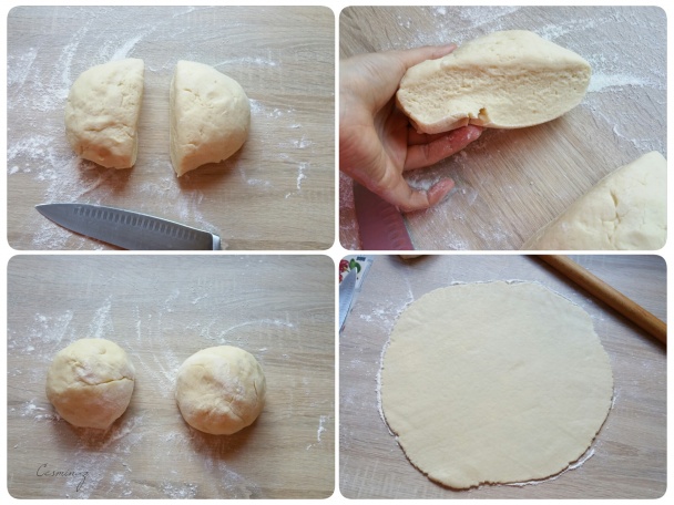 Nekysnuté orechové rožteky zo šľahačkového cesta (fotorecept) - obrázok 3