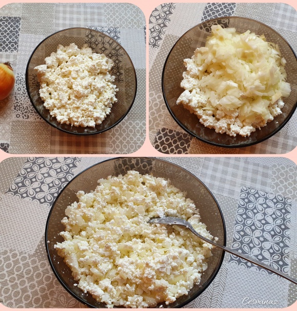 Tvarohovo-cibuľové poača (Poğaça) (fotorecept) - obrázok 1