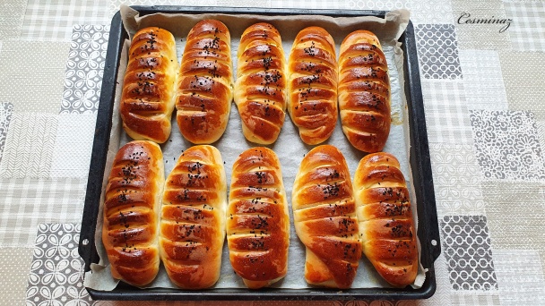 Tvarohovo-cibuľové poača (Poğaça) (fotorecept) - obrázok 6