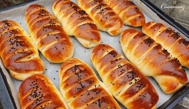 Tvarohovo-cibuľové poača (Poğaça) (fotorecept) - obrázok 7