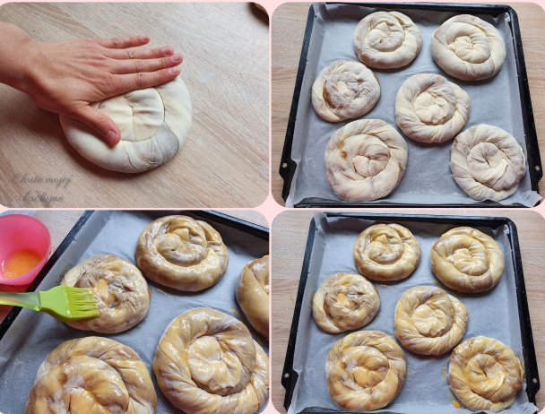 Pečivo s tahini pastou a melasou / Tahinli Çörek (fotorecept) - obrázok 6