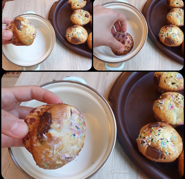 Citrónové muffiny s hruškami a čokoládou (fotorecept) - obrázok 6