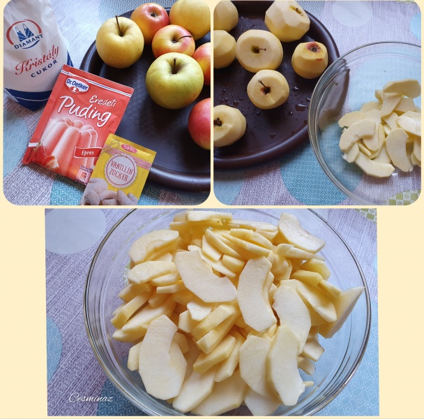 Kysnutý jablkový koláč s jahodovým nádychom (fotorecept) - obrázok 1