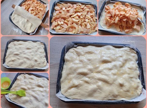 Kysnutý jablkový koláč s jahodovým nádychom (fotorecept) - obrázok 5