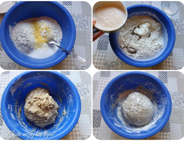 Kysnuté špaldovo-ražné lekvárové koláče (fotorecept) - obrázok 1