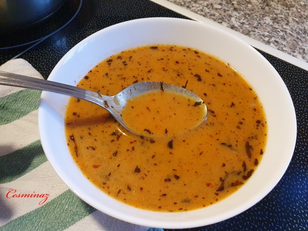 Falošná Tarhana polievka (Yalancı Tarhana çorbası) (fotorecept) - obrázok 5