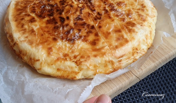 Rýchly syrový börek z panvice (zo štrúdľového cesta) (videorecept) - obrázok 6