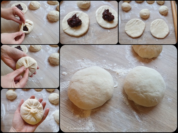Jemné buchty s čoko-slivkovým lekvárom (fotorecept) - obrázok 4