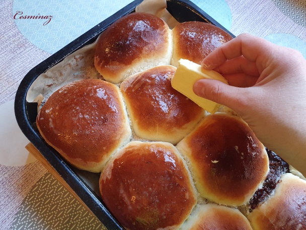 Jemné buchty s čoko-slivkovým lekvárom (fotorecept) - obrázok 6