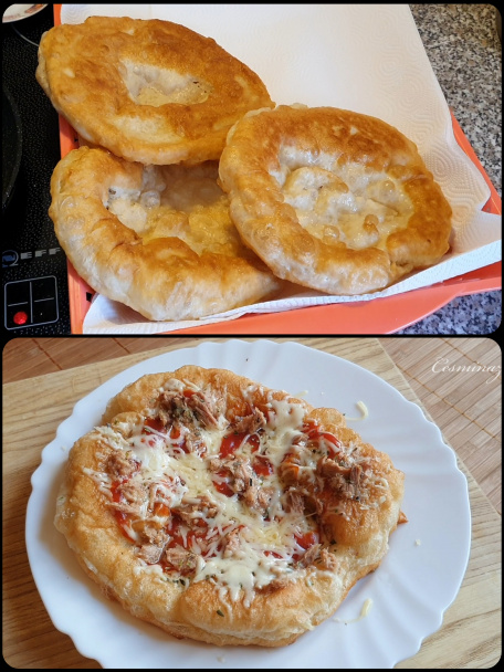 Špaldové langoše z cesta z chladničky (videorecept) - obrázok 4