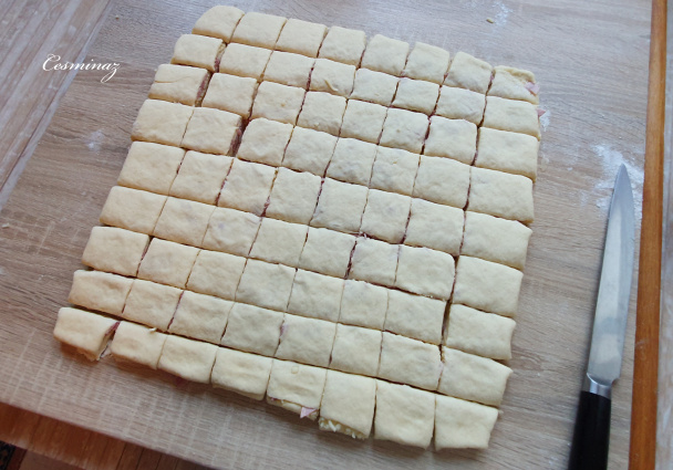 Syrovo-šunkové prekladané pagáčiky (videorecept) - obrázok 4