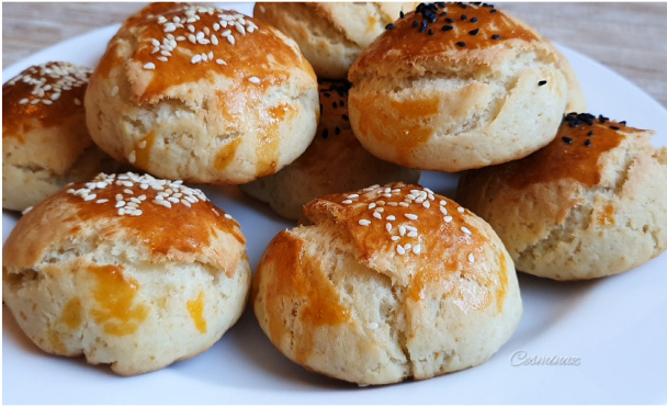 Malé krehké syrové pečivo (videorecept) - obrázok 3