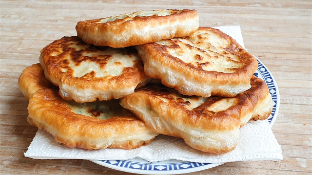 Mäkučký langoš so syrovou plnkou (fotorecept) - obrázok 5