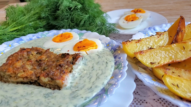 Kôprová omáčka s prílohou z mletého mäsa (videorecept) - obrázok 2