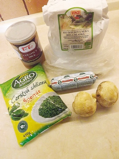 Špenátové halušky vegan verzia - obrázok 1