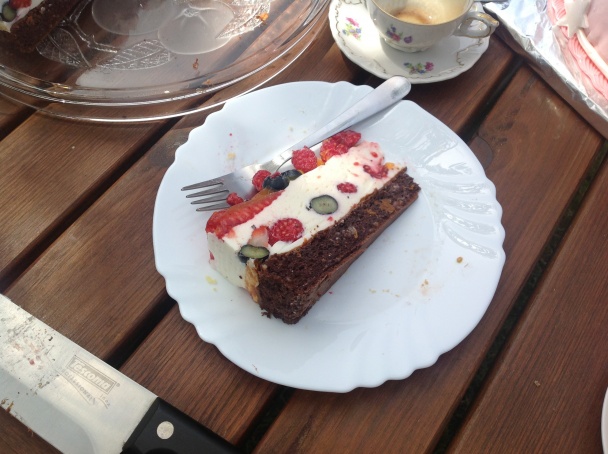 Tvarohová torta s ovocím (fotorecept) - obrázok 7