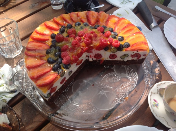 Tvarohová torta s ovocím (fotorecept) - obrázok 8