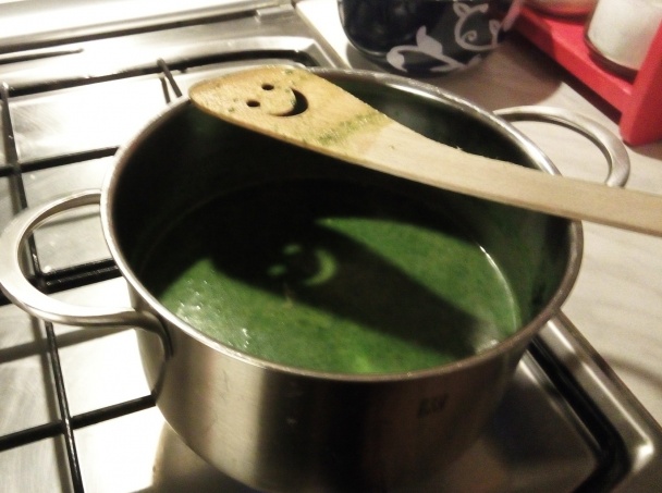 Špenátová polievočka s medvedím cesnakom (fotorecept) - obrázok 4