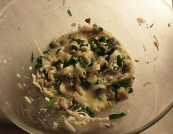 Hlivovo-špenátovy quiche - obrázok 2