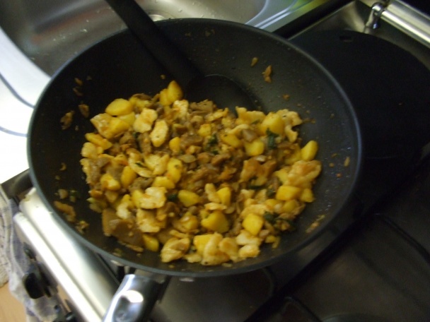 Párance s hlivou a zemiakmi  - obrázok 1