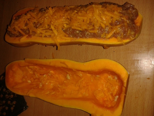 Tekvica na pečenie plnená mletým mäskom (fotorecept) - obrázok 2