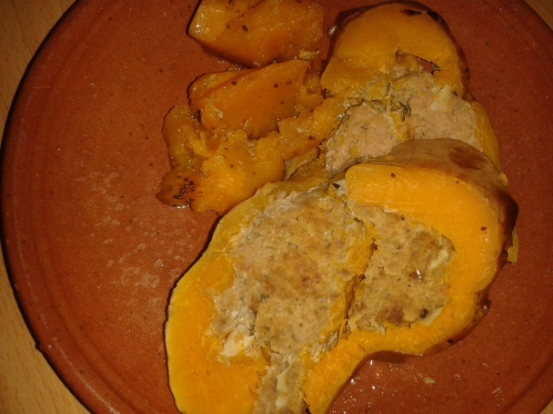 Tekvica na pečenie plnená mletým mäskom (fotorecept) - obrázok 7
