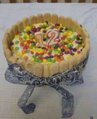 Skittles torta - obrázok 3