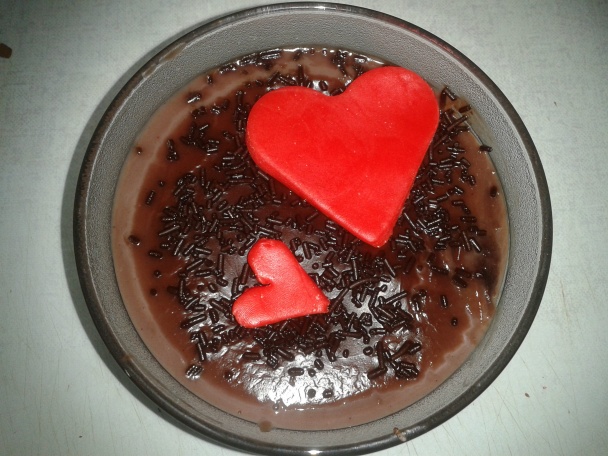 Valentínsky puding - obrázok 2
