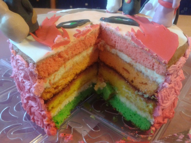 Torta Gaara s dúhovým korpusom (fotorecept) - obrázok 13