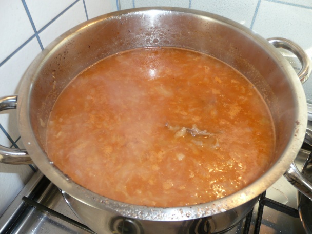 Rajčinová kapusta s morčacími krkmi (fotorecept) - obrázok 11