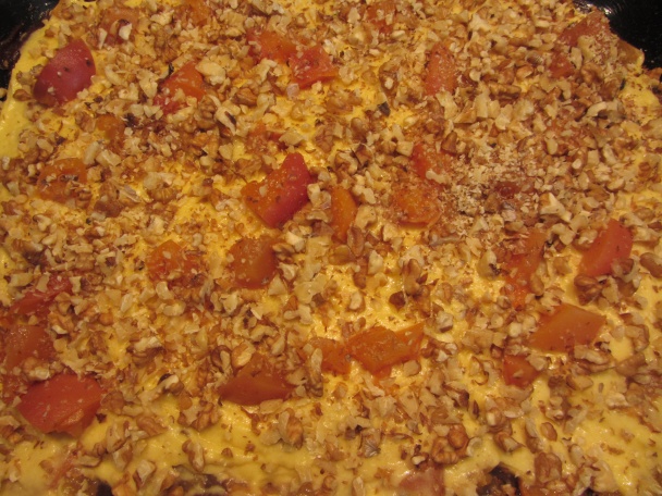 Dvojfarebný marhuľovo-orechový koláč - obrázok 5