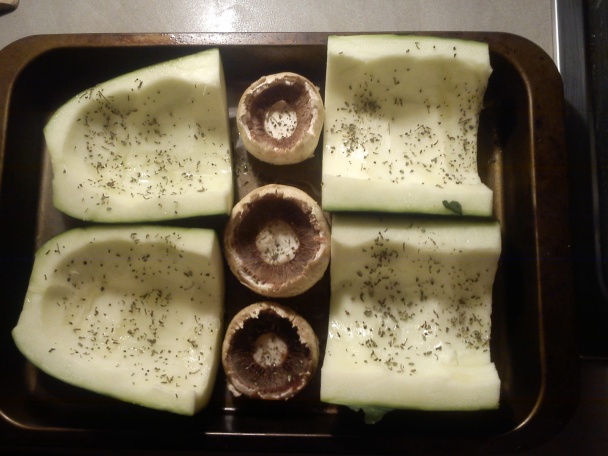 Zapekaná plnená cuketa (fotorecept) - obrázok 1