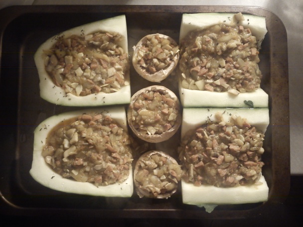 Zapekaná plnená cuketa (fotorecept) - obrázok 4