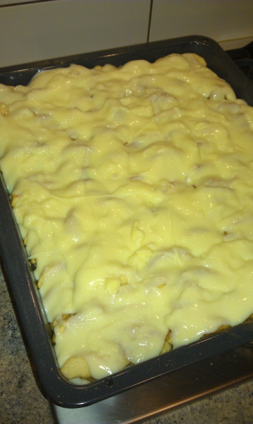 Jablkovo pudingový koláč (fotorecept) - obrázok 6