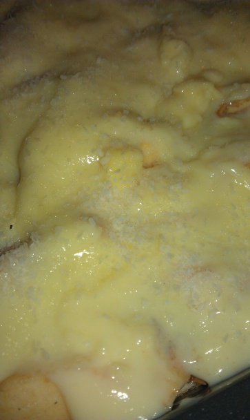 Jablkovo pudingový koláč (fotorecept) - obrázok 7