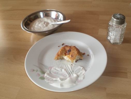 Uličské pirohy z trených surových zemiakov - vyprážané (fotorecept) - obrázok 8