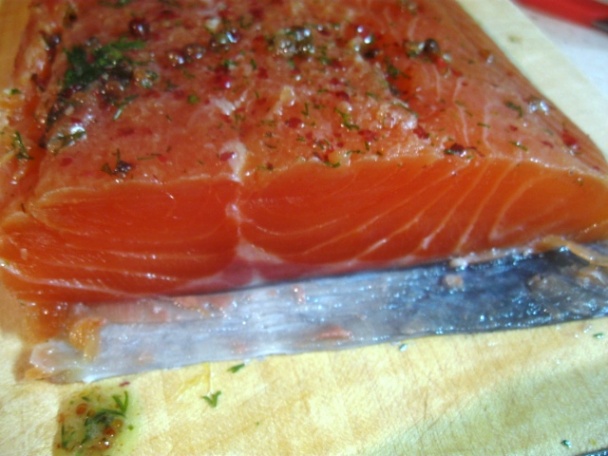 Losos marinovaný v brandy - obrázok 2