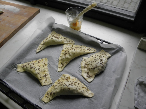 Listové těsto plněné masovou směsí - obrázok 3