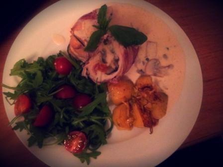 Plnené kuracie rolky v slaninovom kabátiku  - obrázok 5