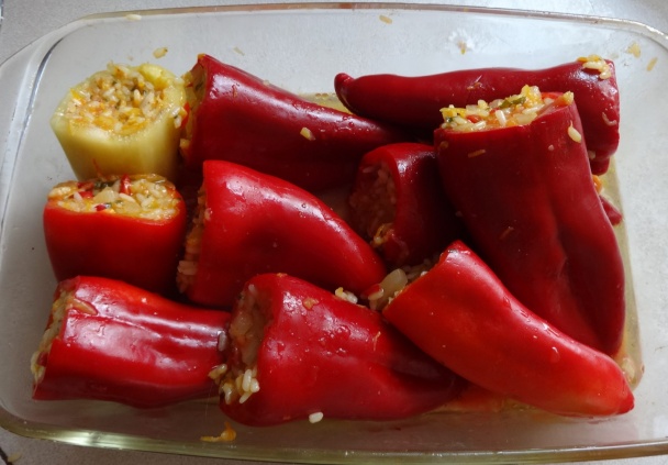 Pečená plnená paprika - pôstna (fotorecept) - obrázok 4