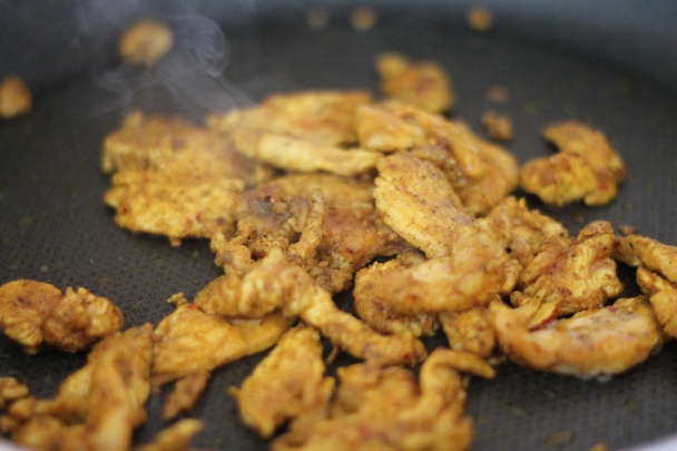 Karí zelenina s kuracím mäsom (fotorecept) - obrázok 3