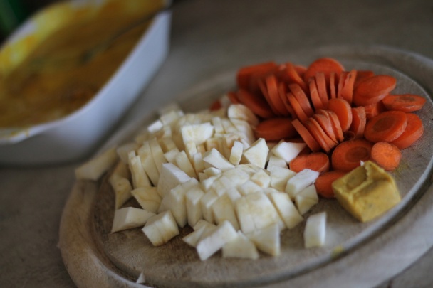 Mrkvovo-zelerove morčacie soté - obrázok 2