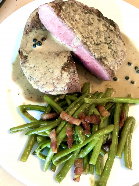 Hovädzí steak s fazuľkou na falošno (fotorecept) - obrázok 7