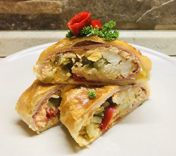 Slaná štrúdľa pre milovníkov obložených chlebíčkov (fotorecept) - obrázok 7