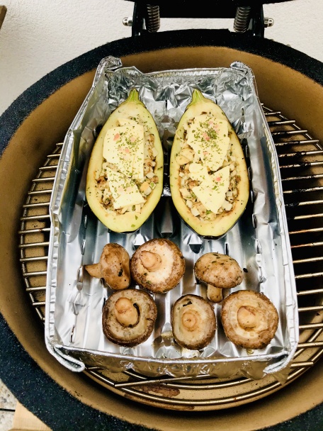Roštenka Kamado Joe I. s plneným baklažánom (fotorecept) - obrázok 5
